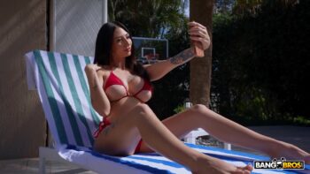 Selina Garcia Seduces Two Neighbors to a Threesome