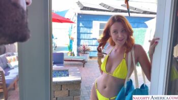 Sexy All Natural Neighbor Cherry Candle wants that stiff cock