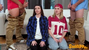 We Caught Our Girls Experimenting: Therapy Swap